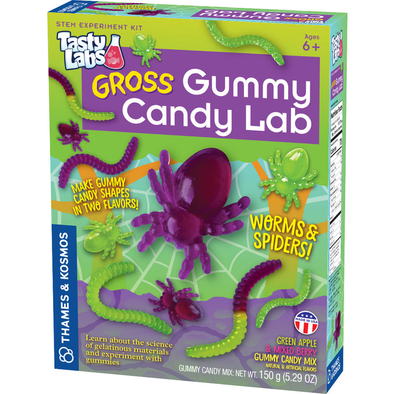 Gross Gummy Candy Lab: Worms and Spiders STEM Thames & Kosmos   