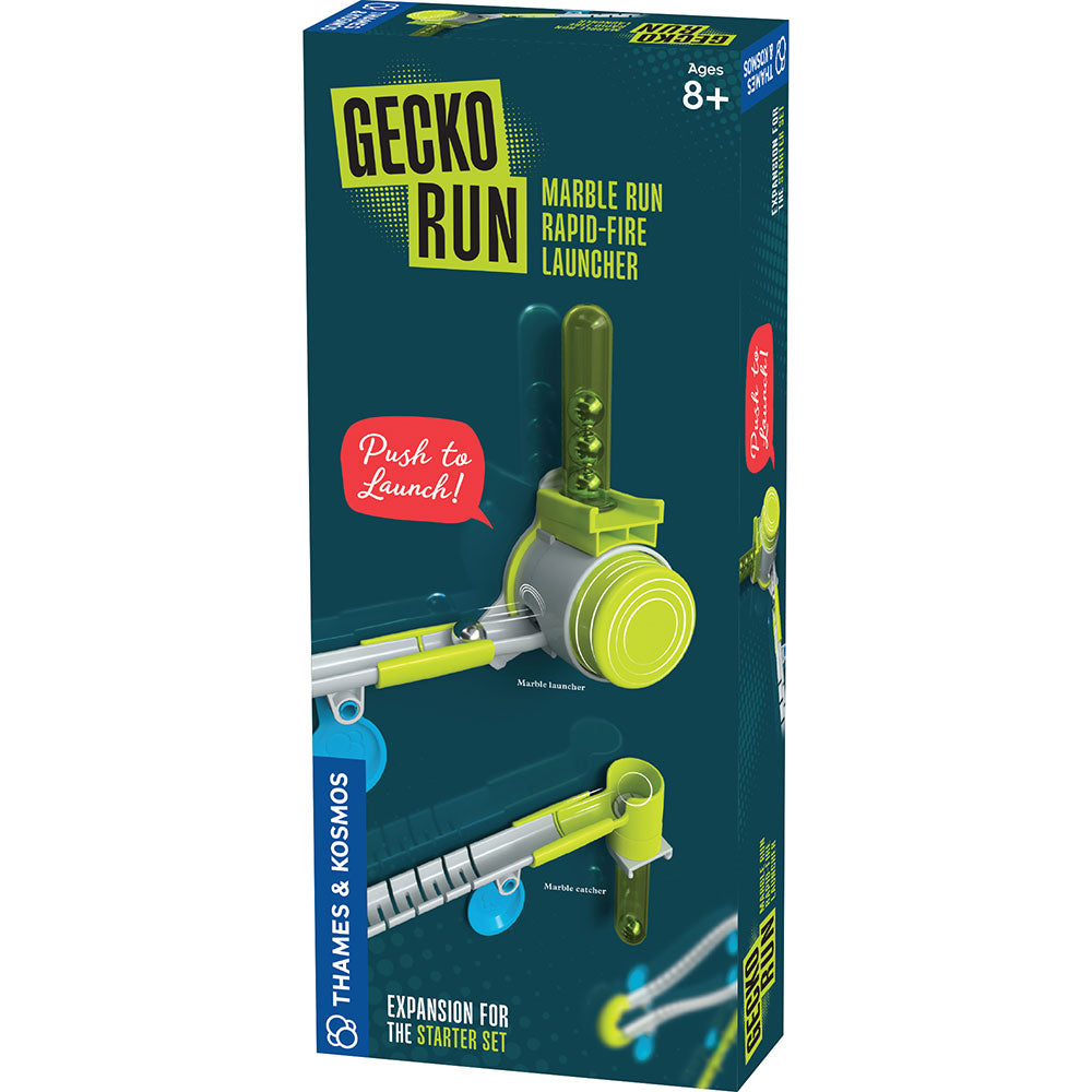 Gecko Run: Marble Run Rapid-Fire Launcher Expansion Pack by THAMES & KOSMOS