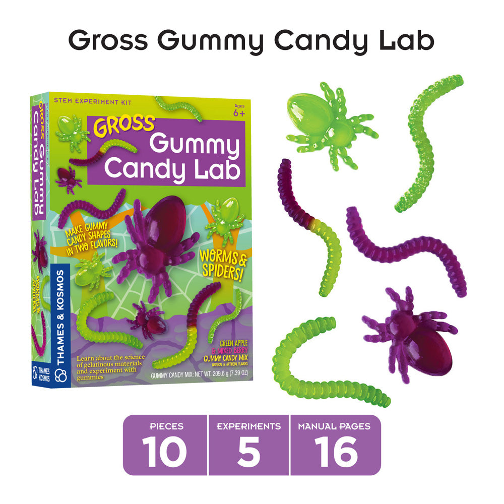 Gummy Candy Experiment Kits 2Pack . Rainbow Gummy Candy Lab & Gross G Thames & Kosmos