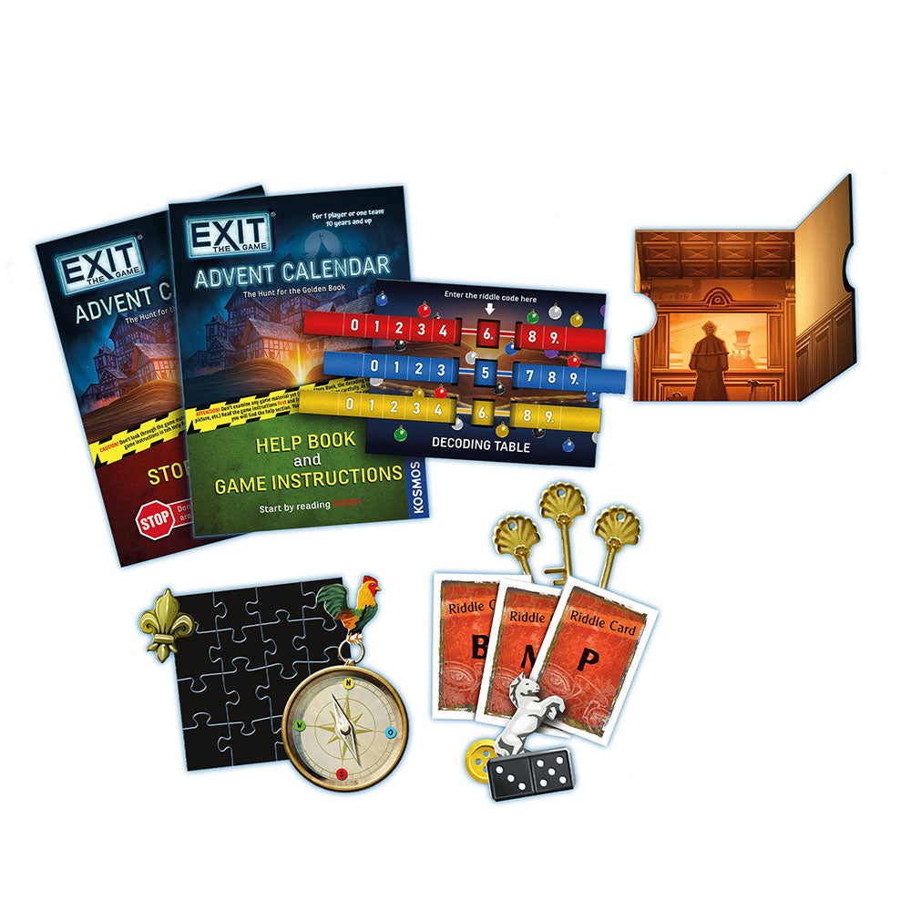 EXIT Advent Calendar The Hunt for the Golden Book Thames & Kosmos