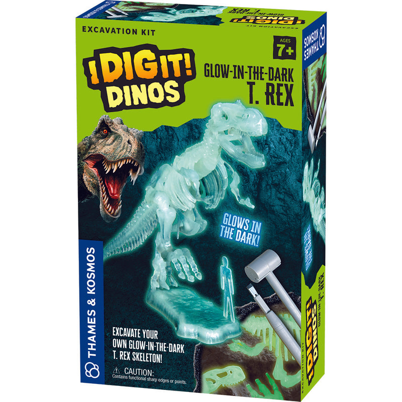 I Dig It! Dinos - Glow-in-the-Dark T. Rex Excavation Kit STEM Thames & Kosmos   