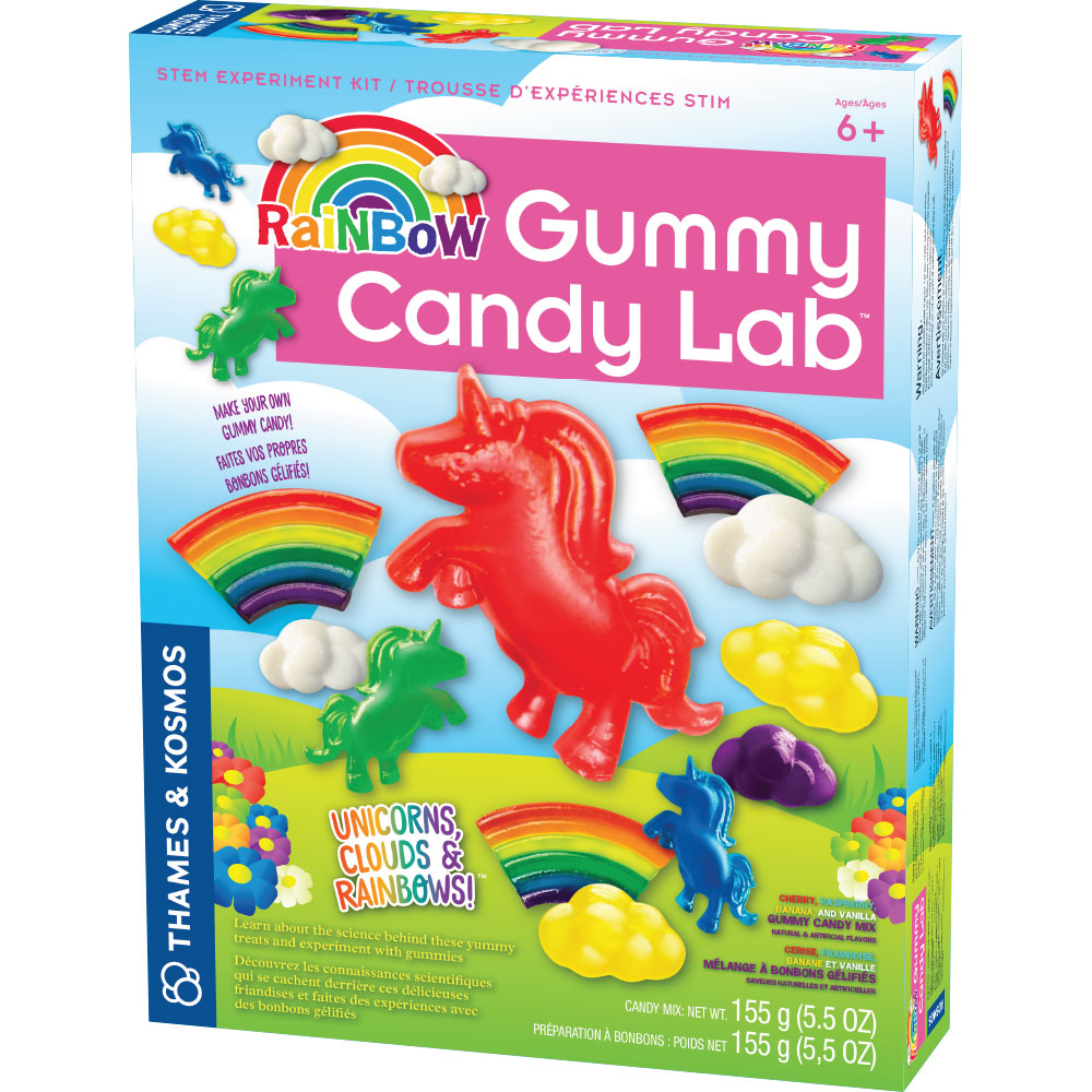 Thames & Kosmos Rainbow Gummy Candy Lab - Unicorns, Clouds & Rainbows