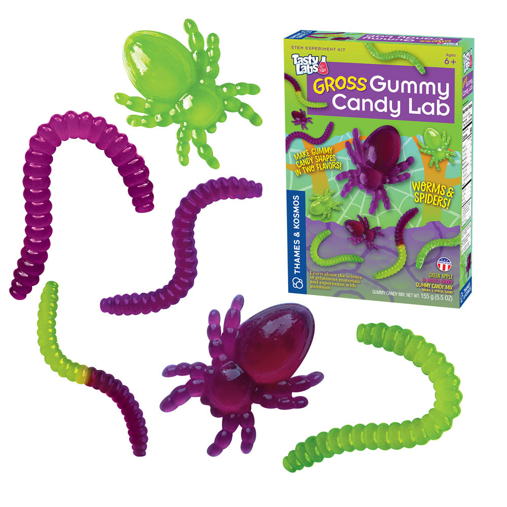Gummy Candy Experiment Kits 2-Pack . Rainbow Gummy Candy Lab & Gross Gummy Candy Lab STEM Thames & Kosmos