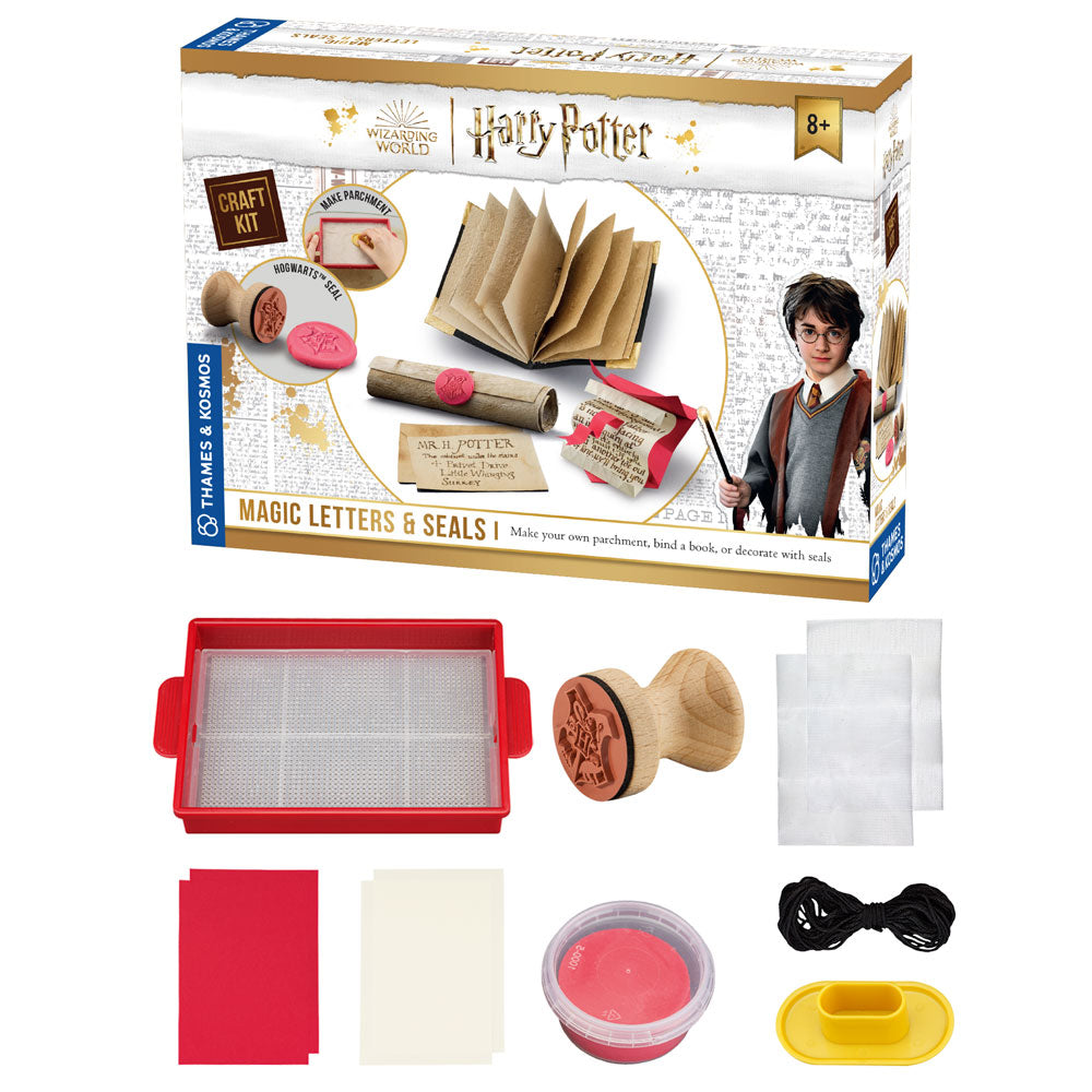Harry Potter Two-Pack: Magic Wands Craft Kit | Magic Letters & Seals Craft Arts & Crafts Thames & Kosmos