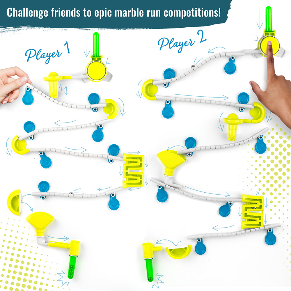 Gecko Run: Marble Run - Challenge Edition: Challenge your friends