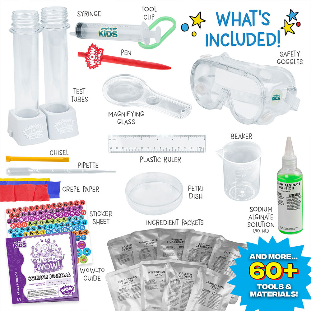 Wow in the World: 100 Experiments That WOW! - COMING FALL 2025 STEM Thames & Kosmos