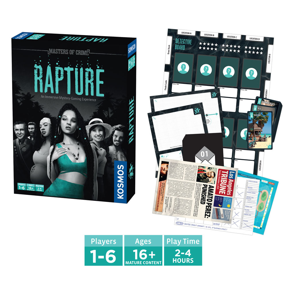 Masters of Crime Five-Pack: Vendetta | Rapture | Incognito | Shadows | Mosquito Games Thames & Kosmos
