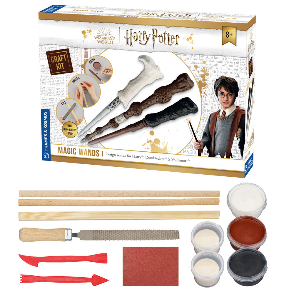 Harry Potter Two-Pack: Magic Wands Craft Kit | Magic Letters & Seals Craft Arts & Crafts Thames & Kosmos