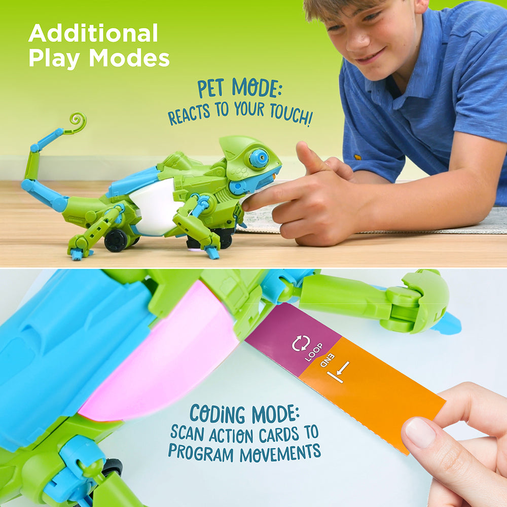 Coding Chameleon: Pet mode and Coding mode