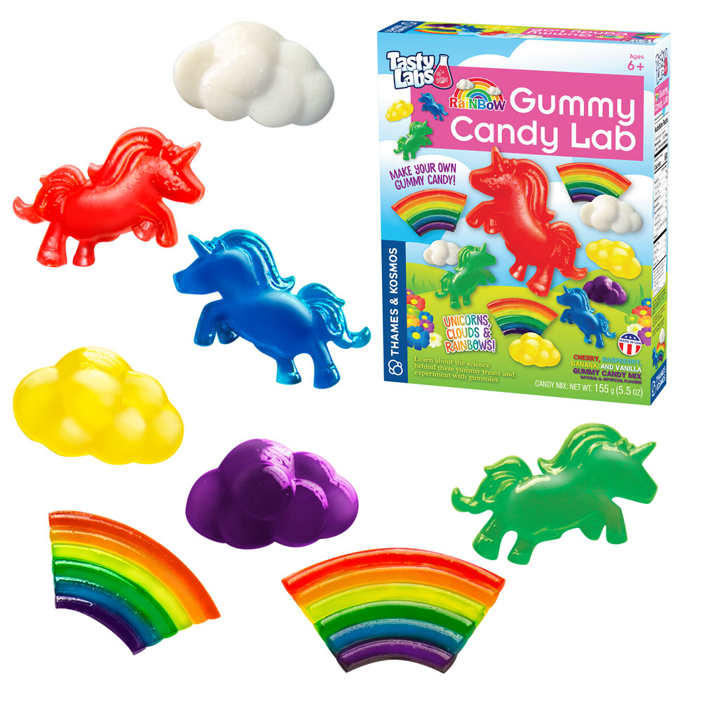 Gummy Candy Experiment Kits 2-Pack . Rainbow Gummy Candy Lab & Gross Gummy Candy Lab STEM Thames & Kosmos