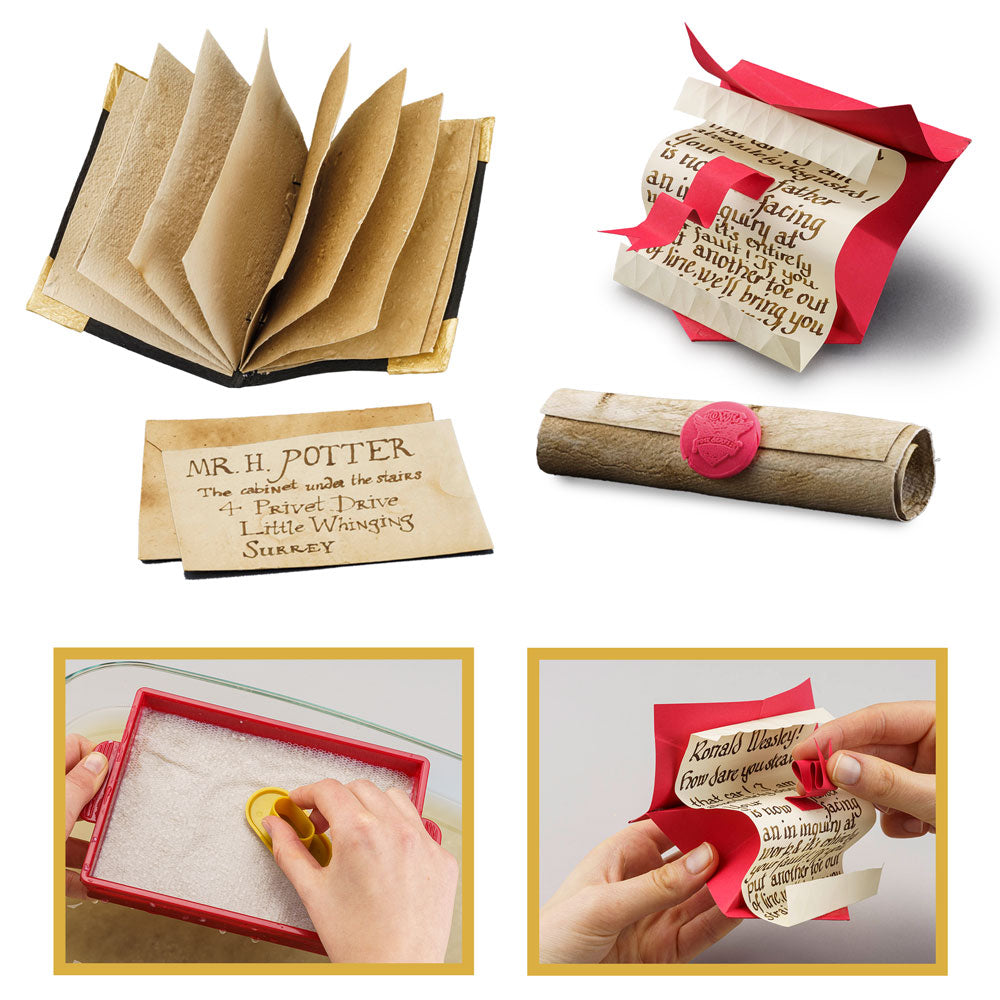 Harry Potter Two-Pack: Magic Wands Craft Kit | Magic Letters & Seals Craft Arts & Crafts Thames & Kosmos