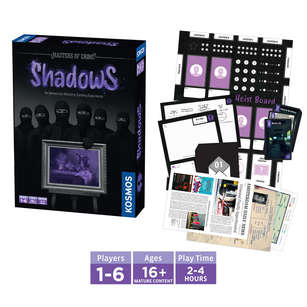 Masters of Crime Five-Pack: Vendetta | Rapture | Incognito | Shadows | Mosquito Games Thames & Kosmos