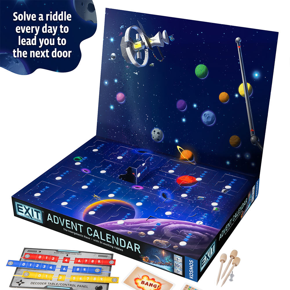 EXIT: The Game - Advent Calendar - The Intergalactic Race Games Thames & Kosmos