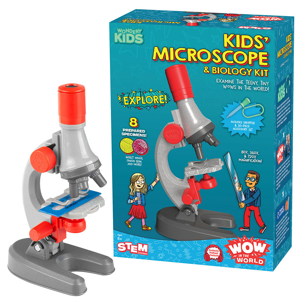 Wow in the World: Kids’ Microscope & Biology Kit STEM Thames & Kosmos