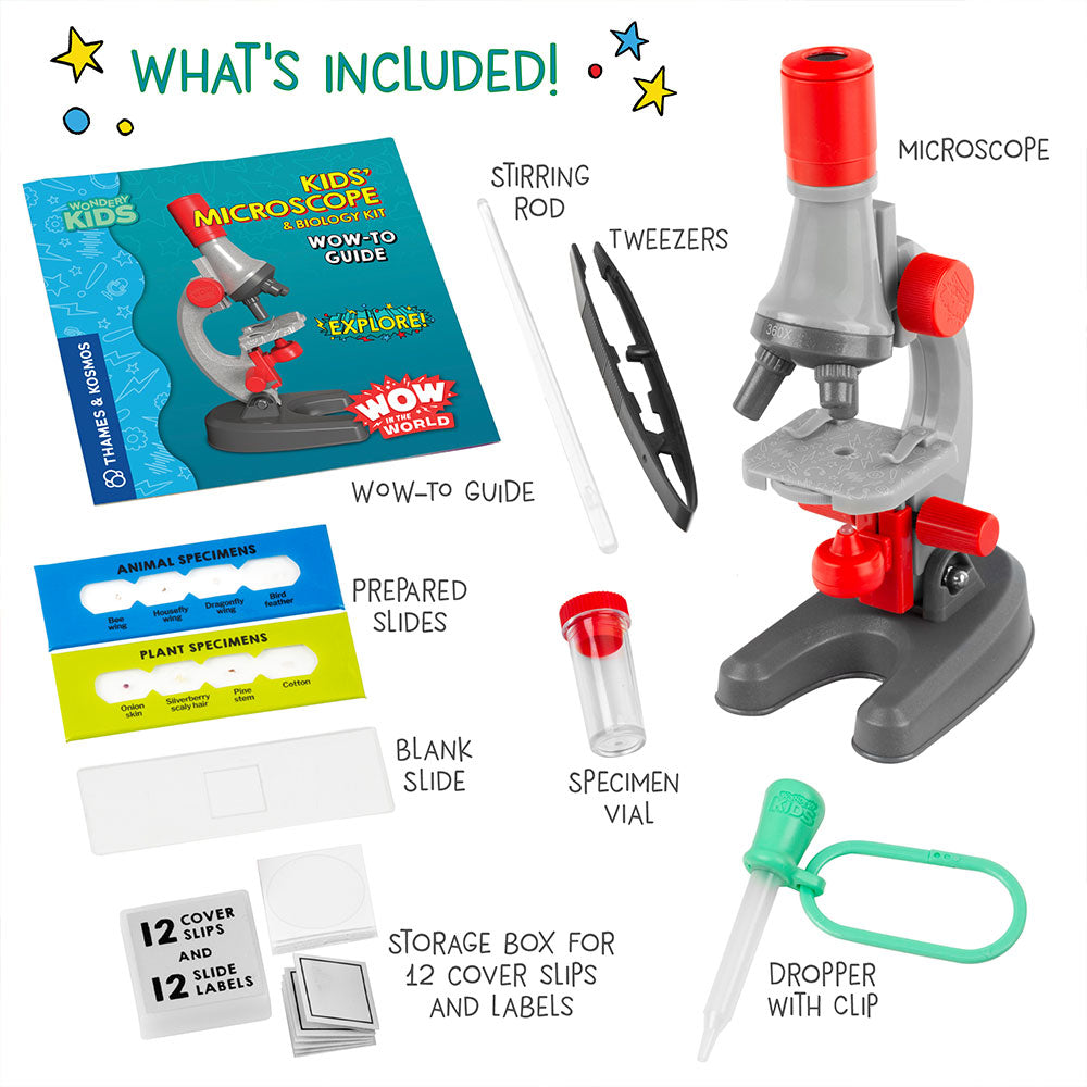 Wow in the World: Kids’ Microscope & Biology Kit STEM Thames & Kosmos