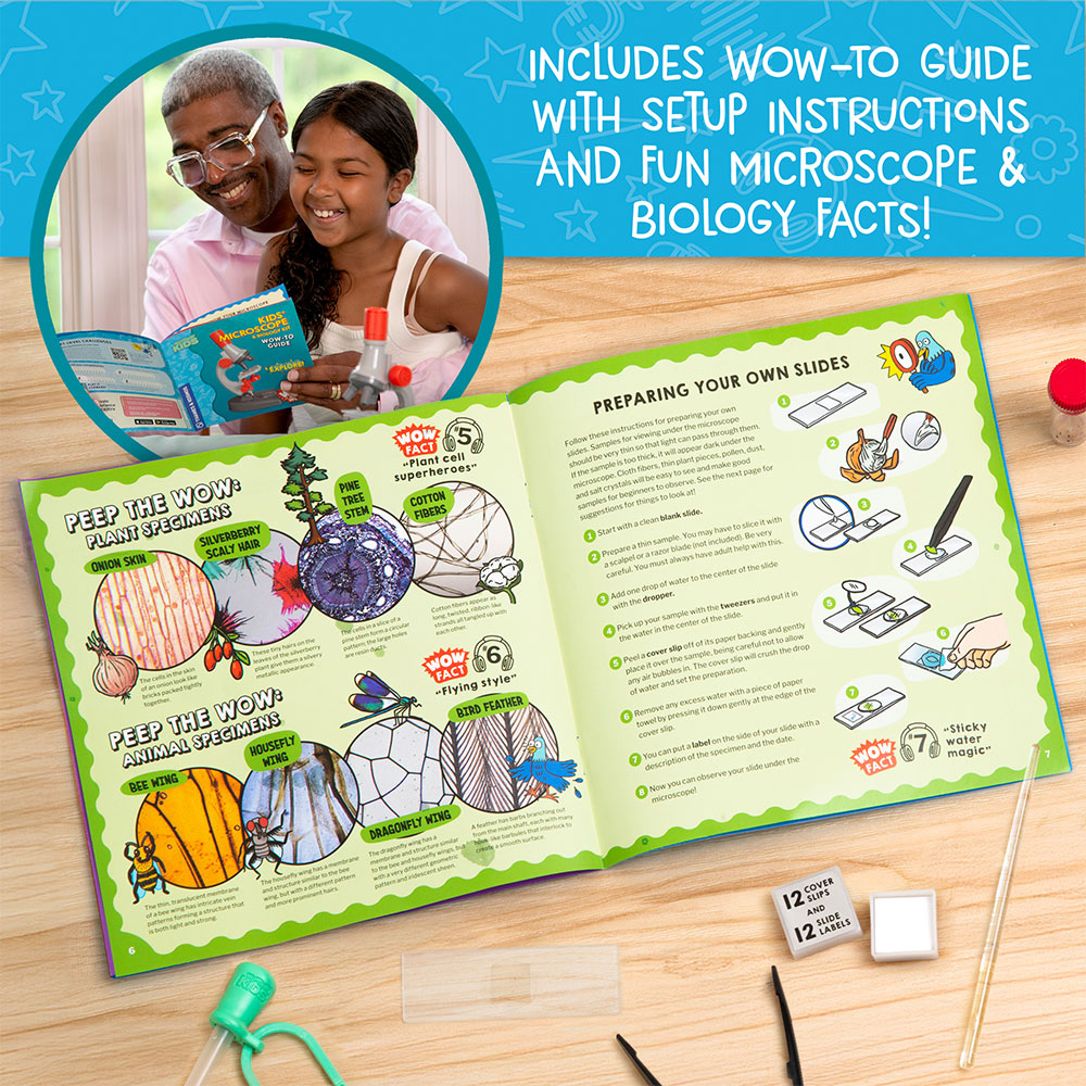 Wow in the World: Kids’ Microscope & Biology Kit STEM Thames & Kosmos