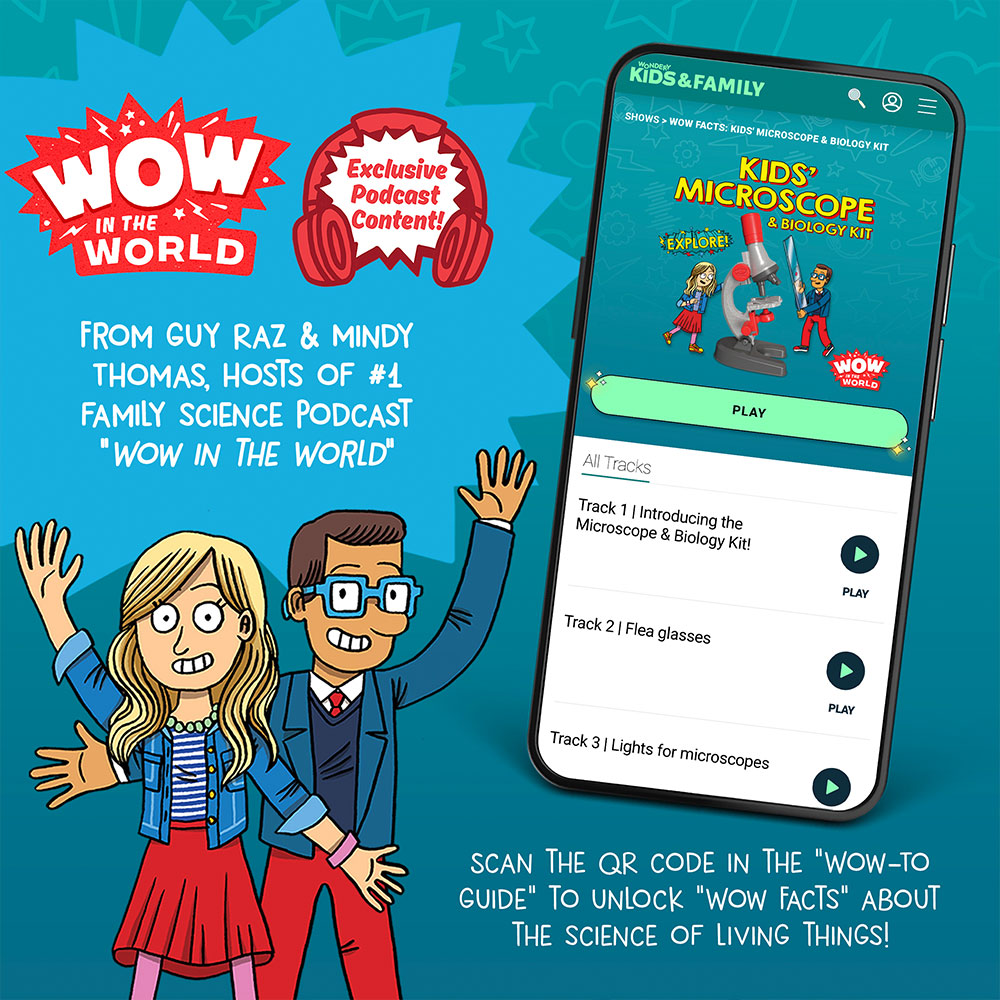 Wow in the World: Kids’ Microscope & Biology Kit STEM Thames & Kosmos
