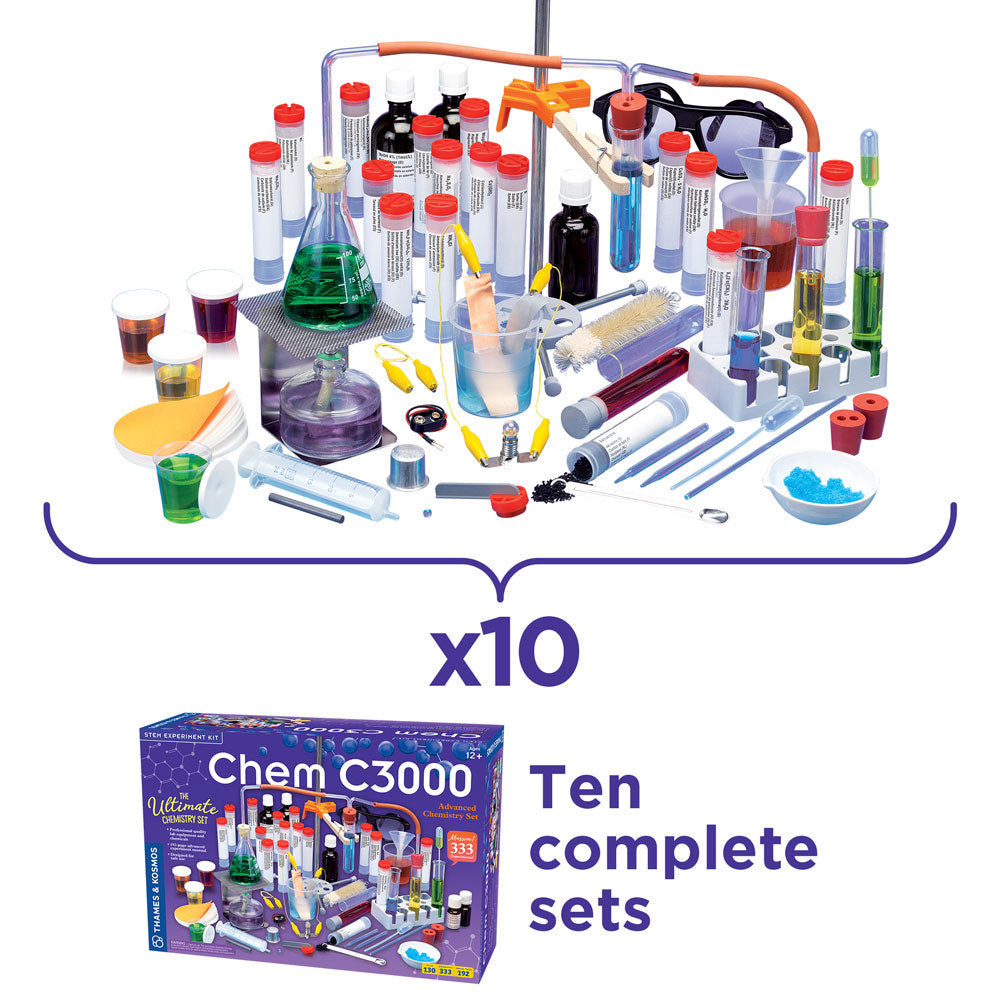 CHEM C3000 (V 2.0) - Classroom Bundle 10-pack STEM Thames & Kosmos