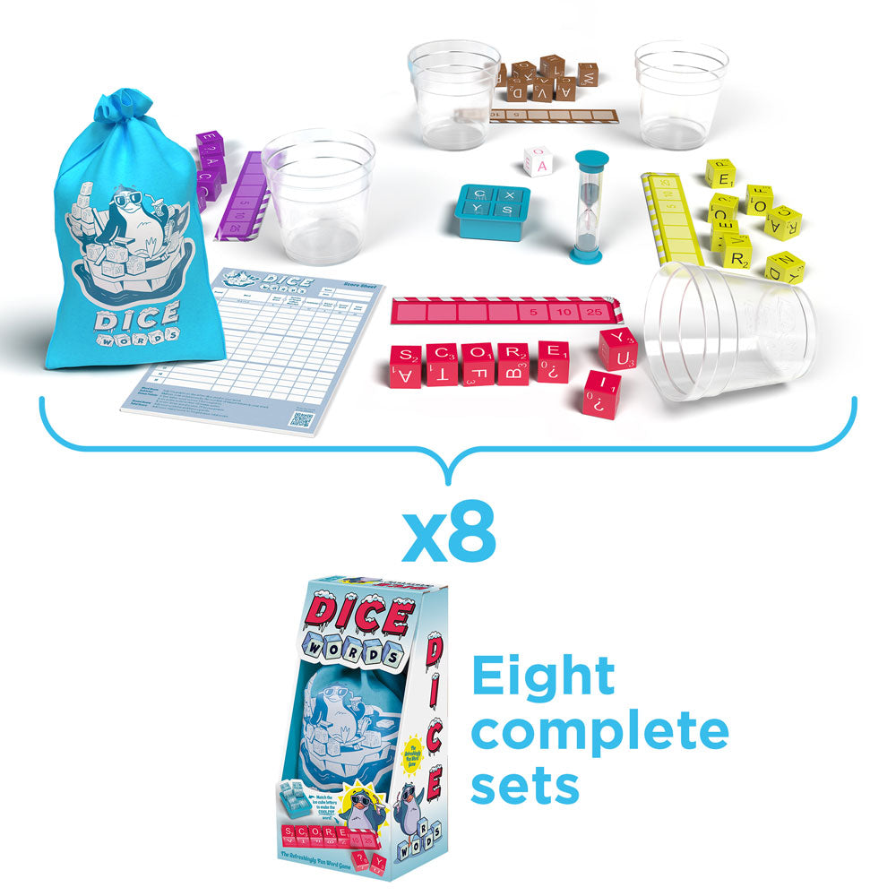 Dice Words - Classroom Bundle 8-pack Games Thames & Kosmos