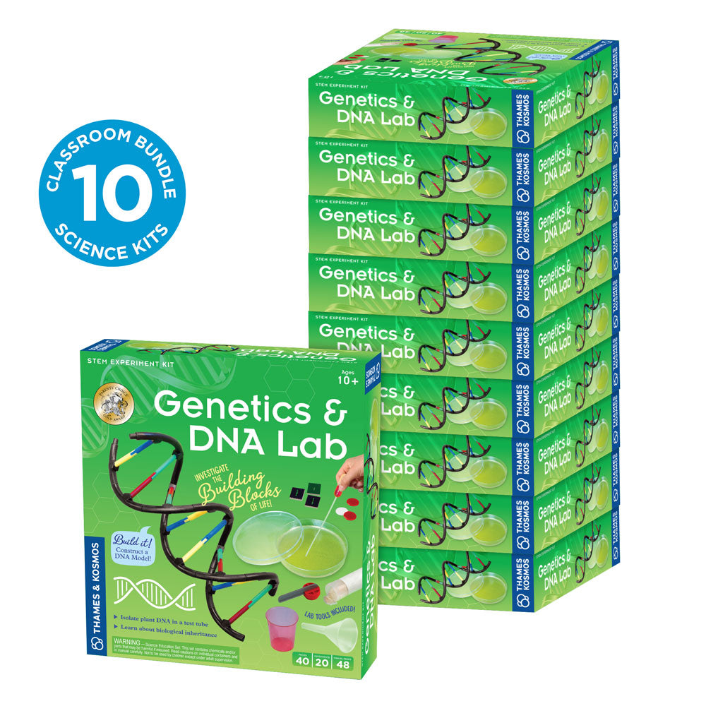 Genetics & DNA Lab - Classroom Bundle 10-pack STEM Thames & Kosmos