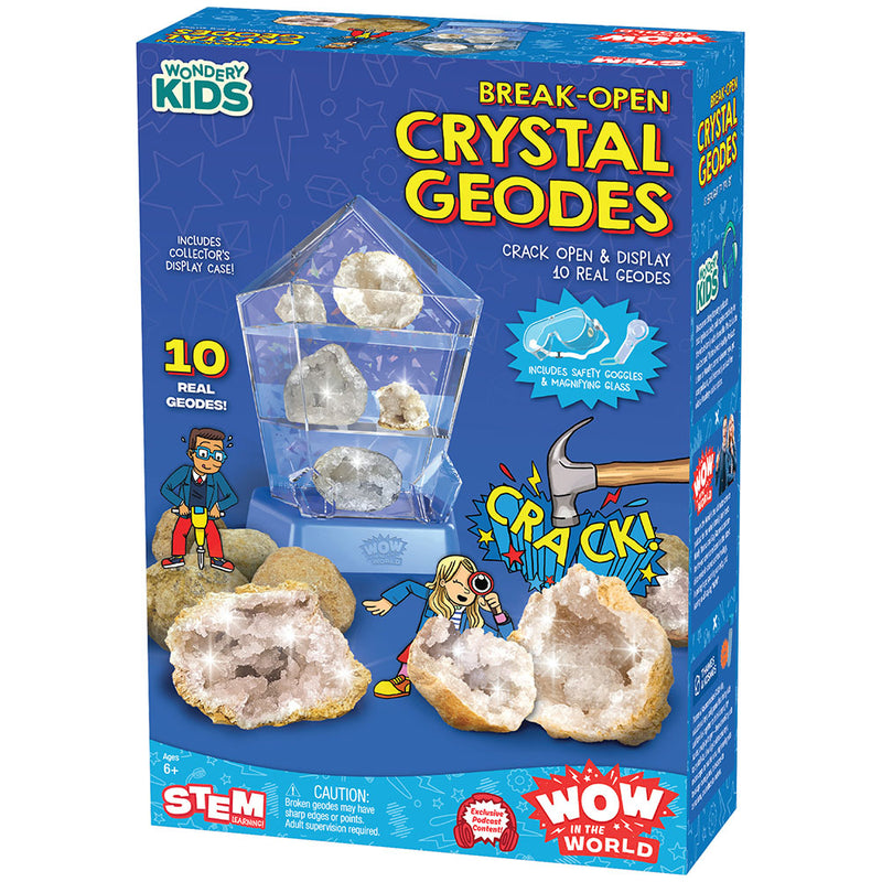 Wow in the World: Break-Open Crystal Geodes STEM Thames & Kosmos   