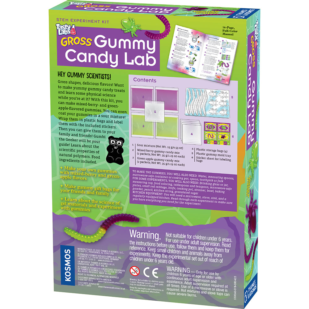 Gross Gummy Candy Lab (V 2.0) - COMING FALL 2025 STEM Thames & Kosmos