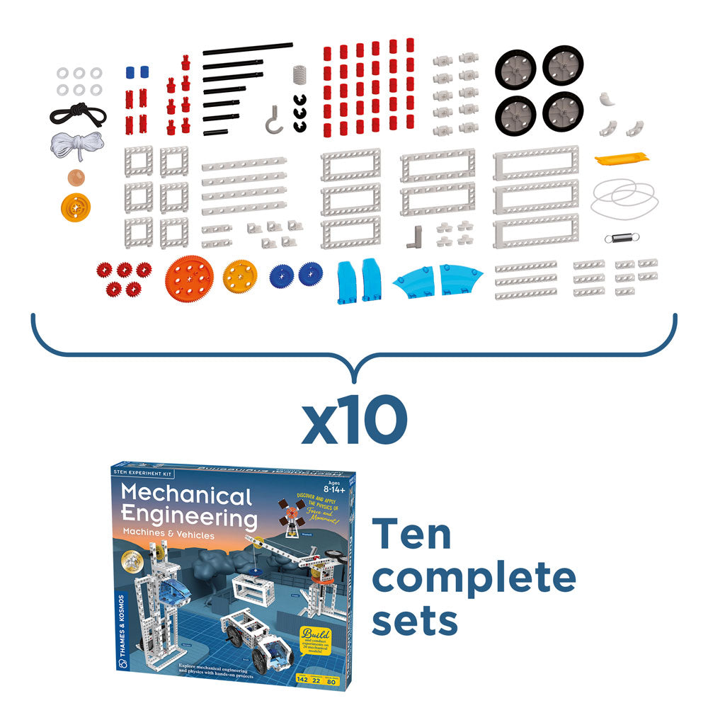Mechanical Engineering: Machines & Vehicles - Classroom Bundle 10-pack STEM Thames & Kosmos