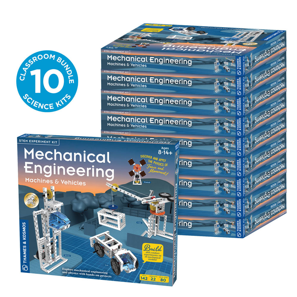 Mechanical Engineering: Machines & Vehicles - Classroom Bundle 10-pack STEM Thames & Kosmos