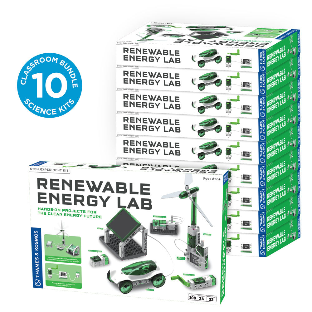 Renewable Energy Lab - Classroom Bundle 10-pack STEM Thames & Kosmos