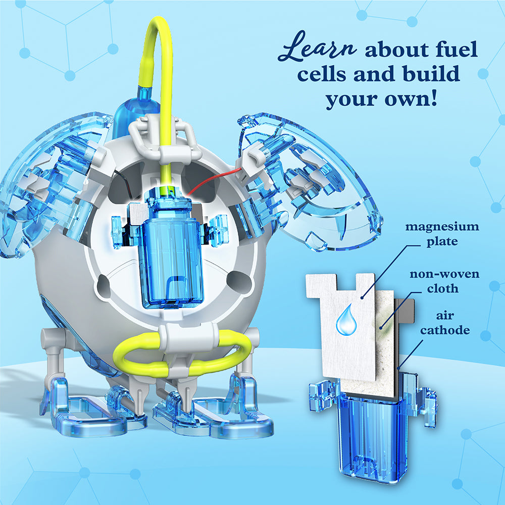 Salt Water Fuel Cell: model of cell and robot