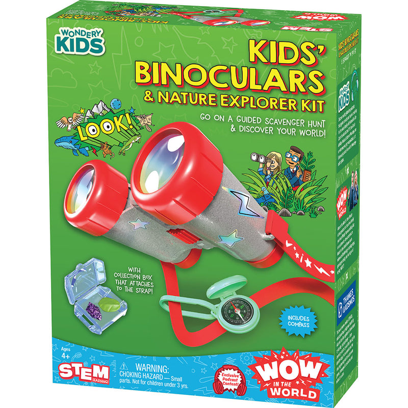 Wow in the World: Kids' Binoculars & Nature Explorer Kit STEM Thames & Kosmos   