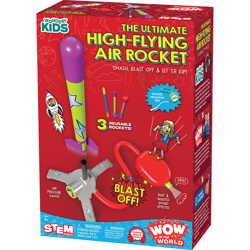 Wow in the World: The Ultimate High-Flying Air Rocket STEM Thames & Kosmos   