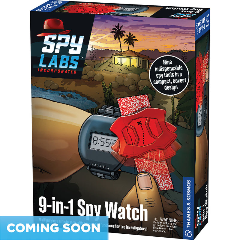 Spy Labs: 9-in-1 Spy Watch - COMING SUMMER 2024 Detective Toys Thames & Kosmos   