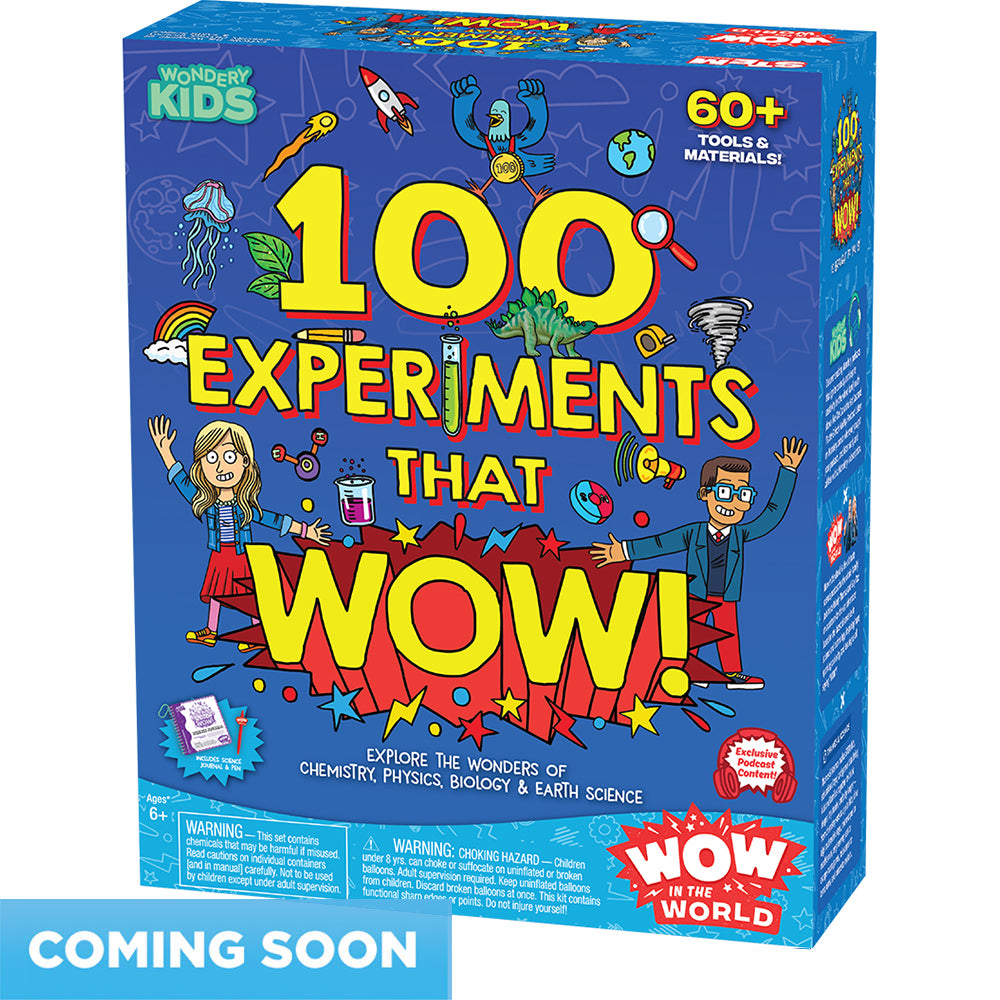Wow in the World: 100 Experiments That WOW! - COMING FALL 2025 STEM Thames & Kosmos