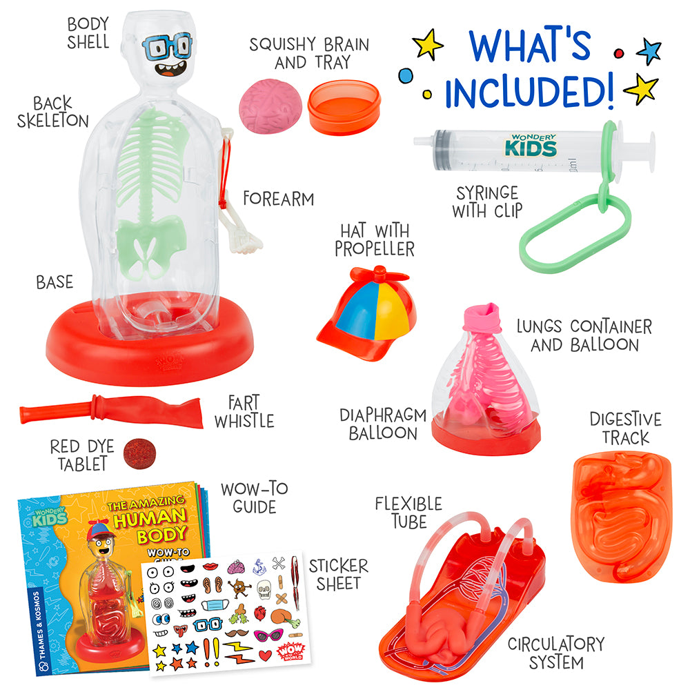 Wow In The World 100 Esperimenti Scientifici - Kit Scienza Per Bambini 6+ Con 60 Strumenti - Chimica, Fisica, Biologia - Con Diario E Adesivi