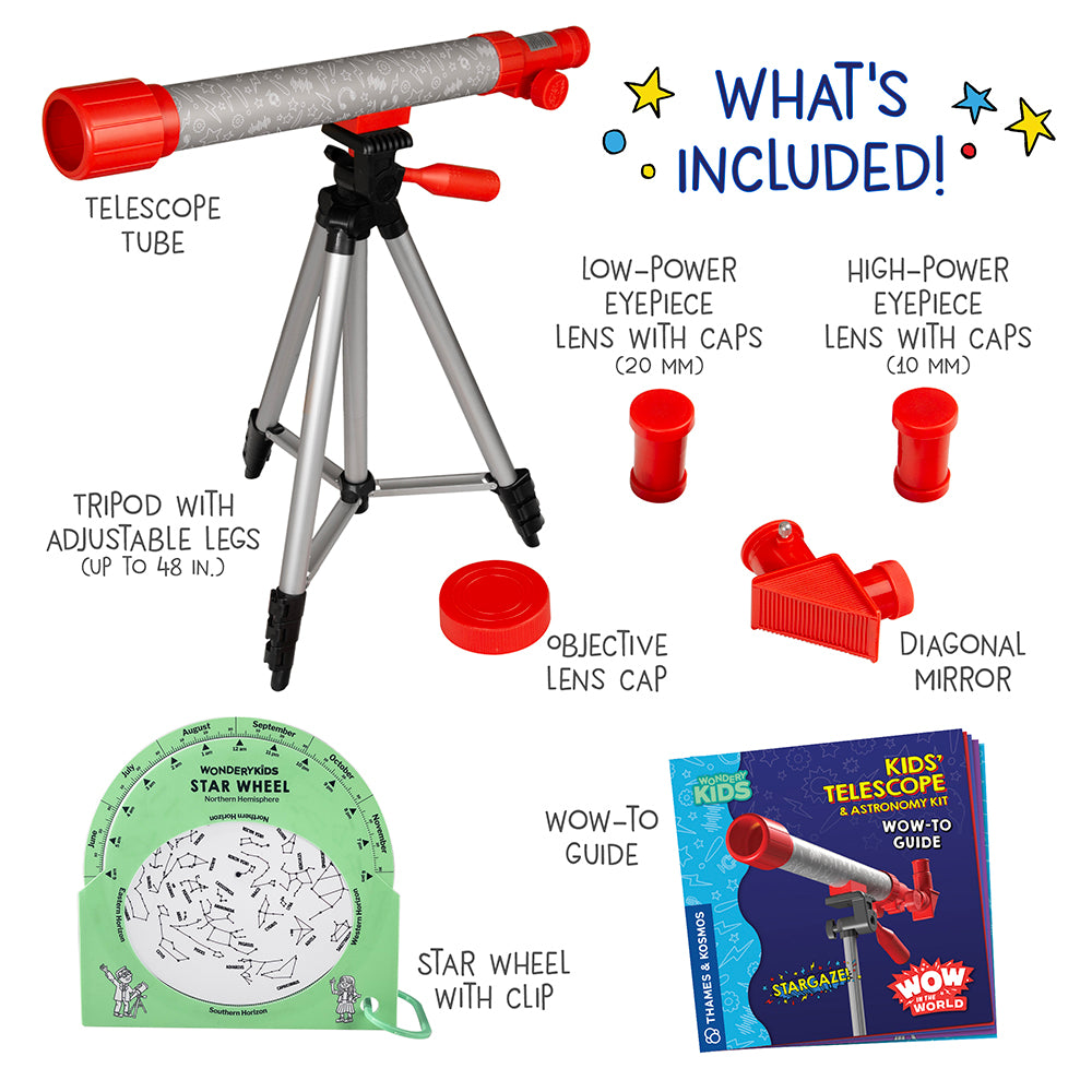 Wow in the World: Kids' Telescope Astronomy Kit – Thames Kosmos