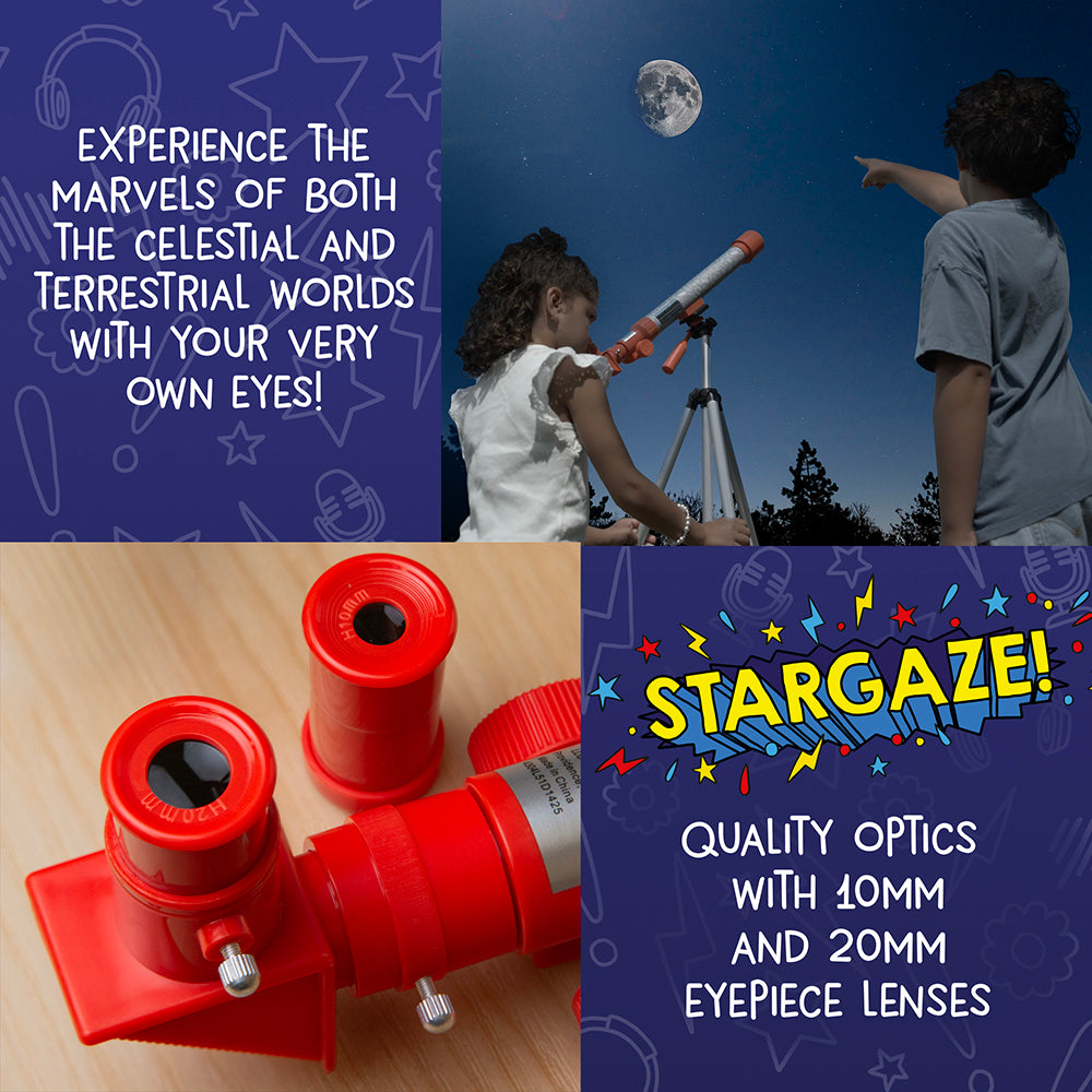 WOW in the World Telescope: Kids using telescope and eyepieces