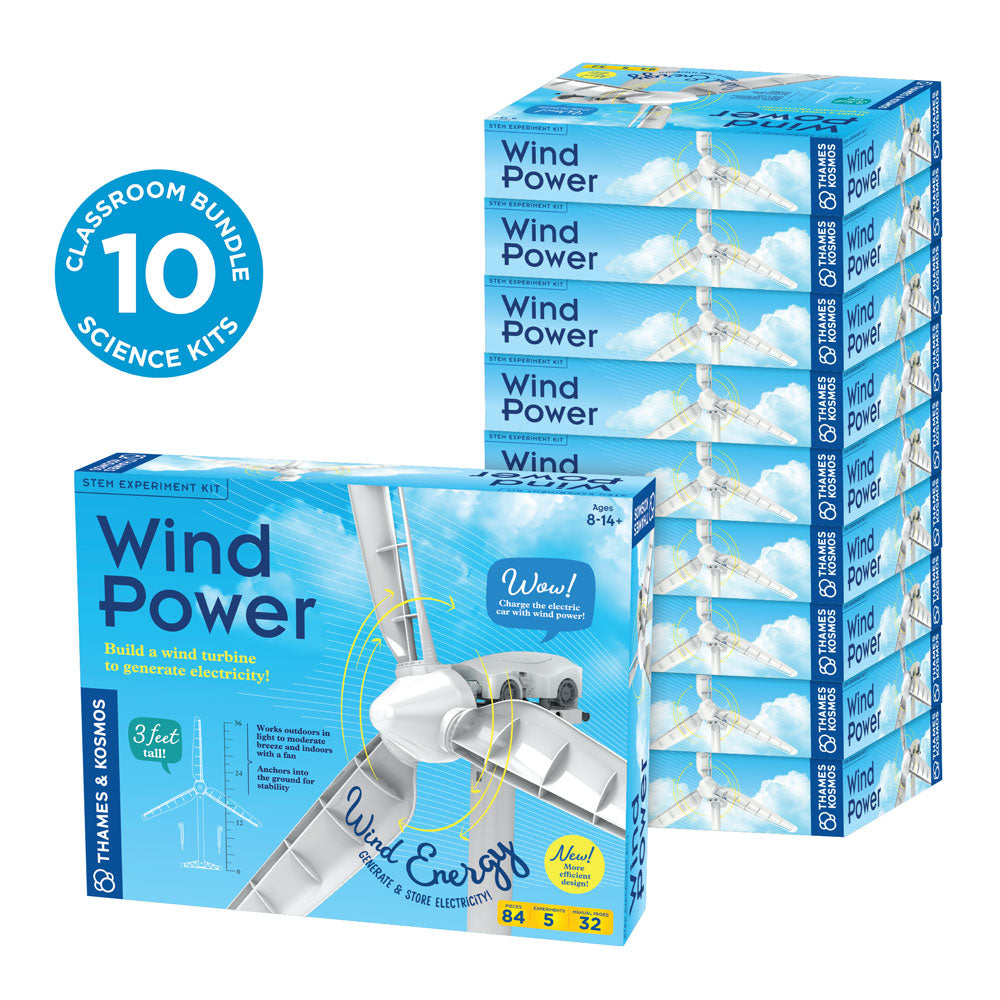 Wind Power (V 5.0) - Classroom Bundle 10-pack STEM Thames & Kosmos