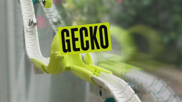 Gecko Run: Marble Run Six-pack Bundle: Starter Set | Rapid-Fire Launcher | Flex-Corner Expansion Pack | Twister | Loop | Trampoline Expansion Pack Marble Runs Thames & Kosmos