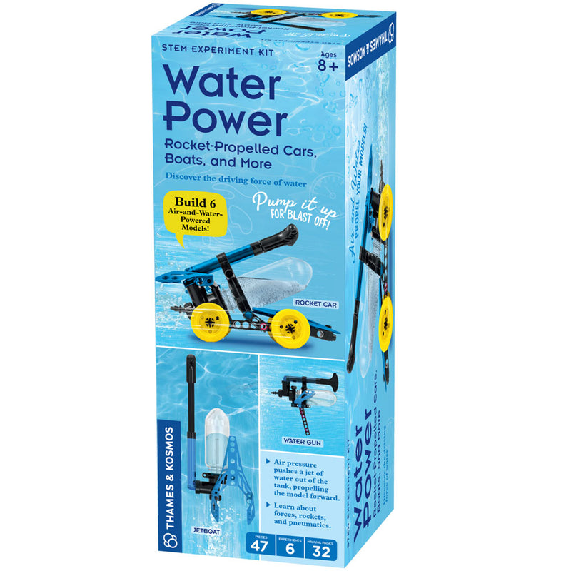 Water Power: Rocket-Propelled Cars, Boats, and More STEM Thames & Kosmos   