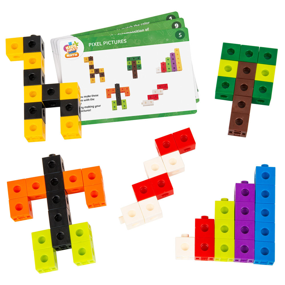 Buy Coloured Plastic Maths Cubes Pack