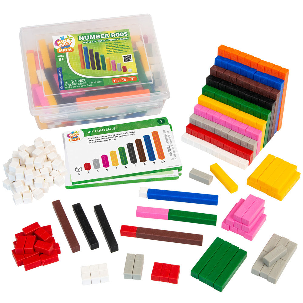Kids First Math: Number Rods Math Kit with Activity Cards – Thames & Kosmos