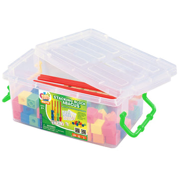 Kids First Math: Stacking Block Abacus Math Kit with Activity Cards ...