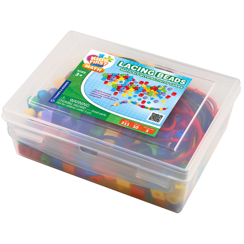 Kids First Math: Lacing Beads Math Kit with Activity Cards STEM Thames & Kosmos   