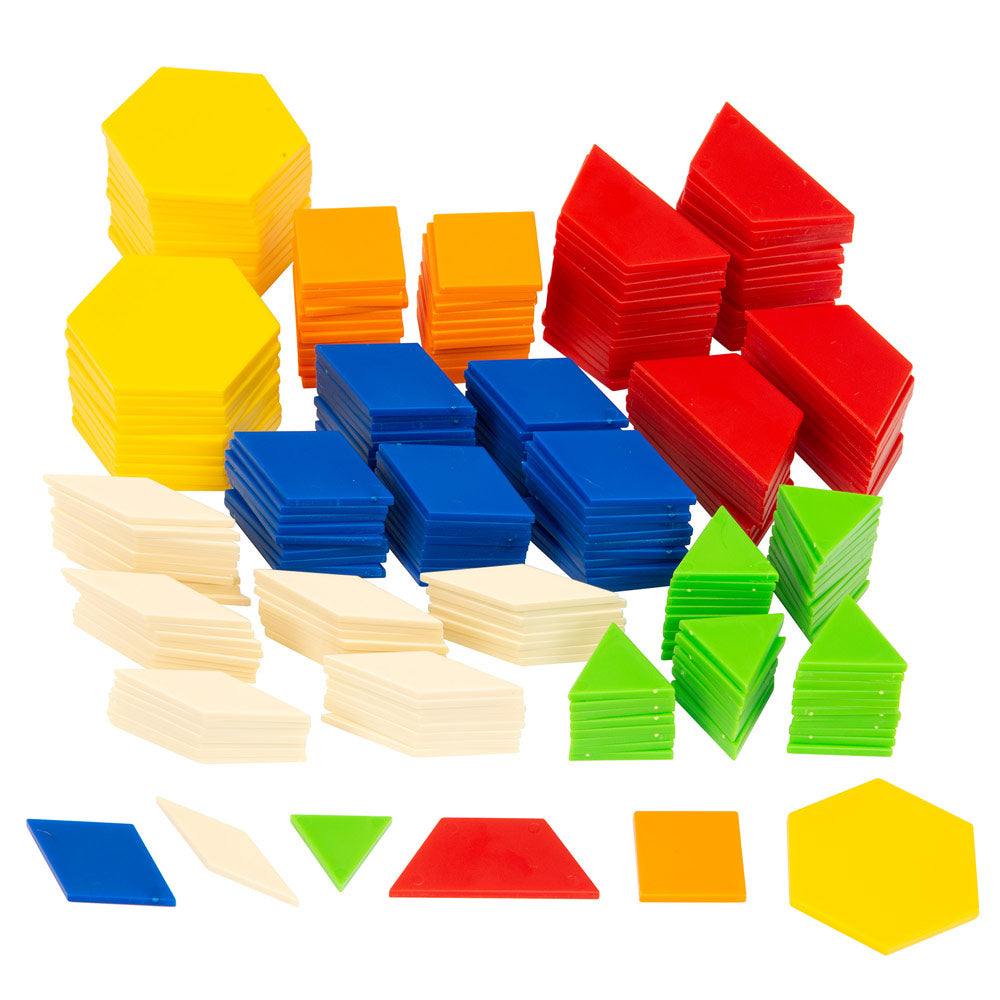 Kids First Math: Pattern Blocks Math Kit with Activity Cards – Thames ...