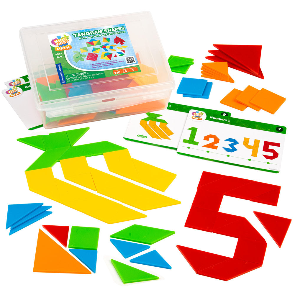 Kids First Math: Tangram Shapes Math Kit with Activity Cards STEM Thames & Kosmos   