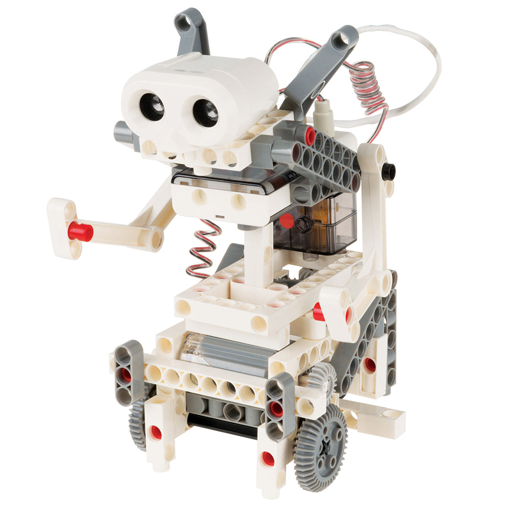 Thames & Kosmos Robotics Workshop Model Building & Science Experiment Kit |  Build & Program 10 Robots with Ultrasonic Sensors | Program & Control with