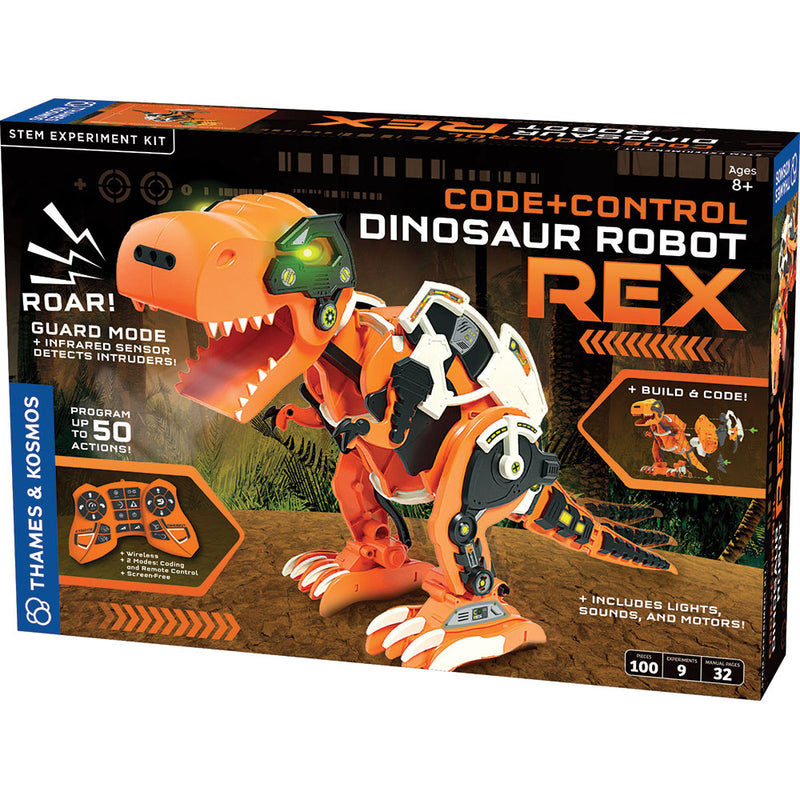 Code+Control Dinosaur Robot: REX STEM Thames & Kosmos   
