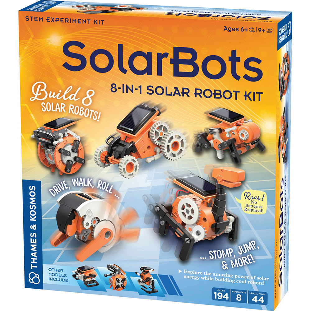 SolarBots, 8-in-1 Solar Robot Kit | Thames & Kosmos
