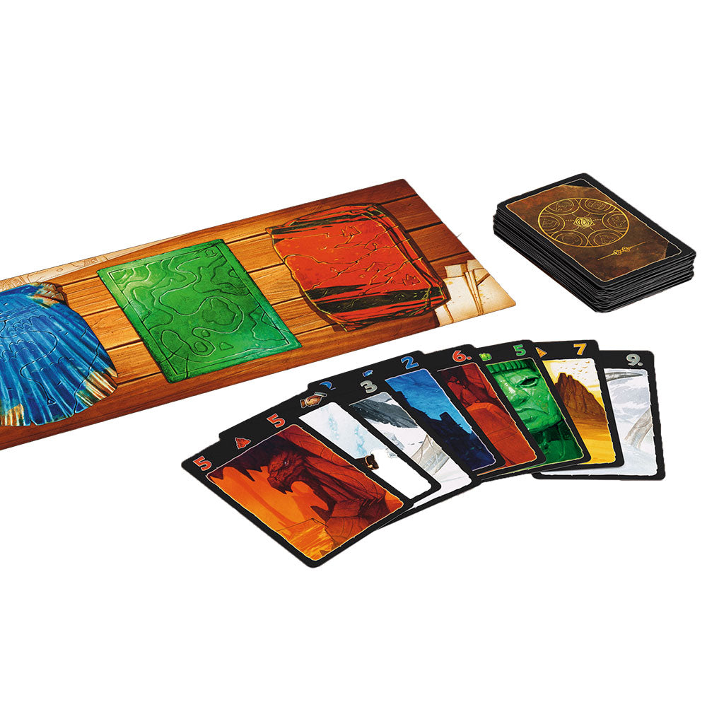 Lost Cities - Card Game - With 6th Expedition Games Thames & Kosmos   